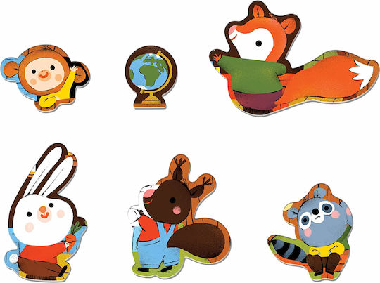 Puzzle pentru Copii Forest School pentru 2++ Ani 25buc Mudpuppy