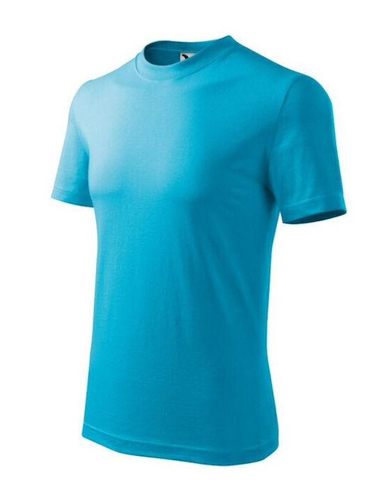 Malfini Men's Short Sleeve Promotional T-Shirt Turquoise 110-44