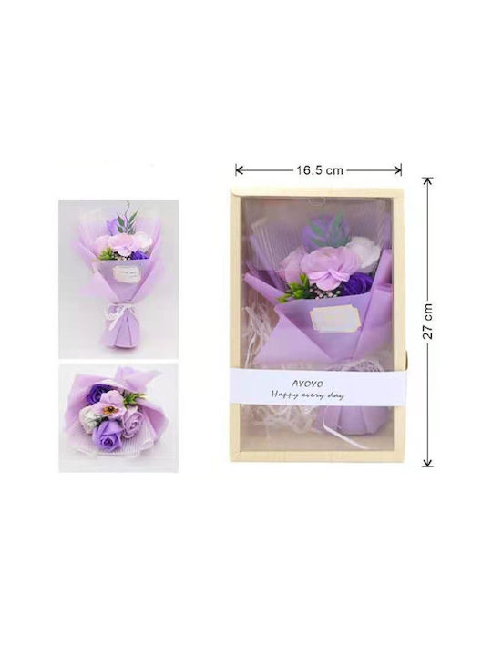 Bouquet of Artificial Flowers Lilac 27cm 1pcs