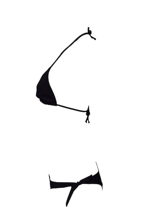 Set Bikini Τριγωνάκι & Brazil Μαύρο