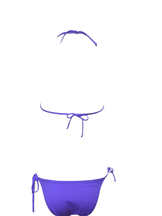 Set Bikini Τριγωνάκι Λιλά