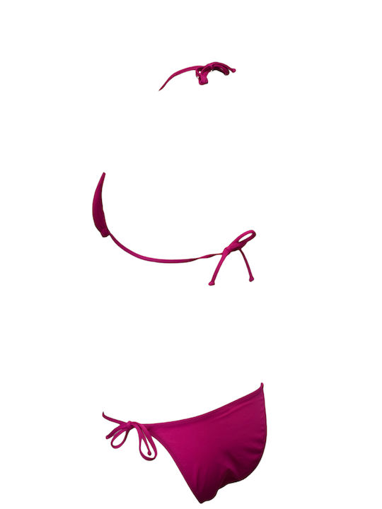 Set Bikini Τριγωνάκι Φούξια