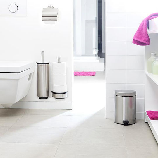 Brabantia De perete Suport de hârtie Metal Argintiu