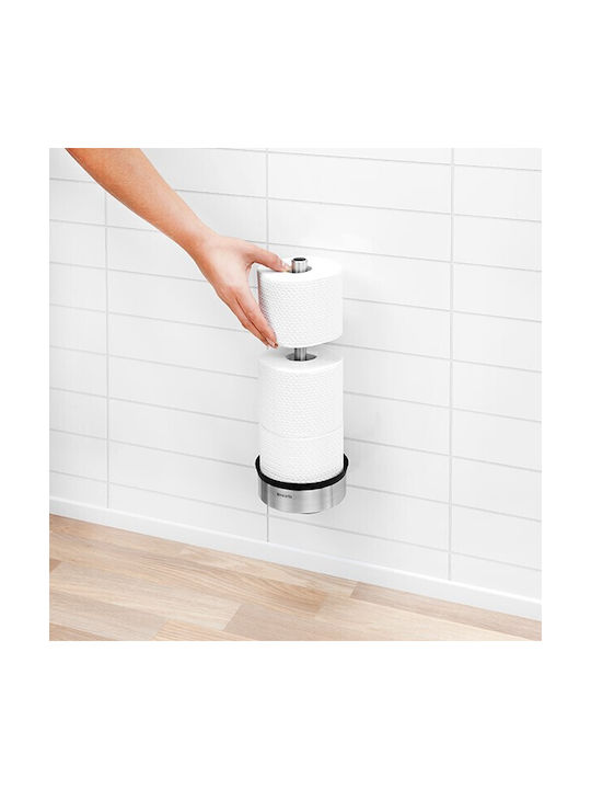Brabantia Wandmontiert Papierhalter Metallisch Silber