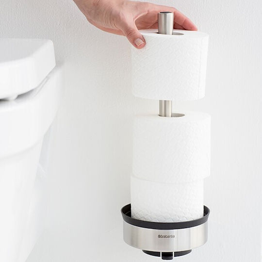 Brabantia De perete Suport de hârtie Metal Argintiu