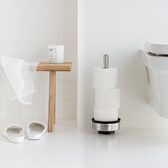 Brabantia De perete Suport de hârtie Metal Argintiu
