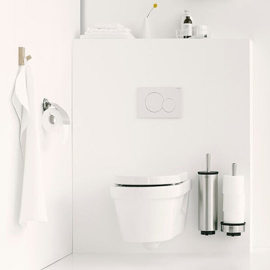 Brabantia De perete Suport de hârtie Metal Argintiu