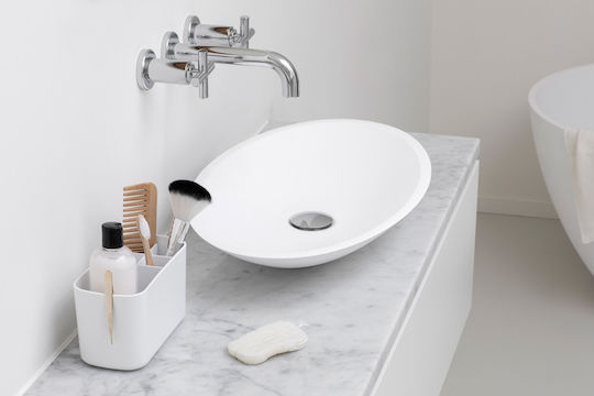 Brabantia Tabletop Sponge Holder Metallic White