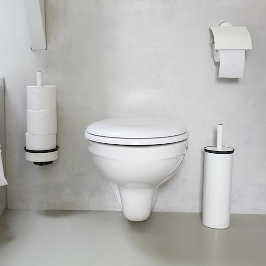 Brabantia Wall Mounted White Paper Holder