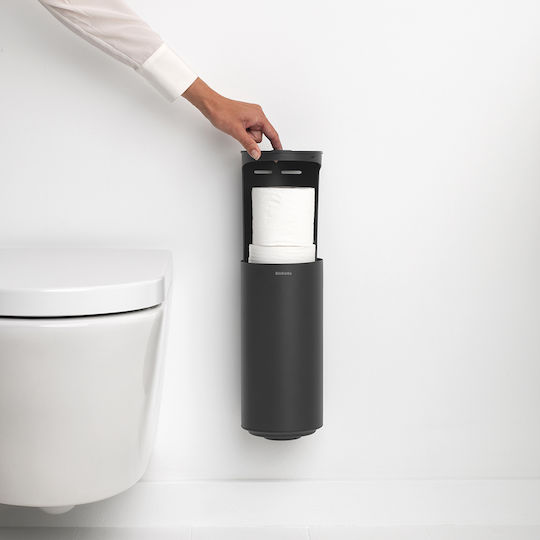 Brabantia Χαρτοθήκη Δαπέδου Μεταλλική Γκρι