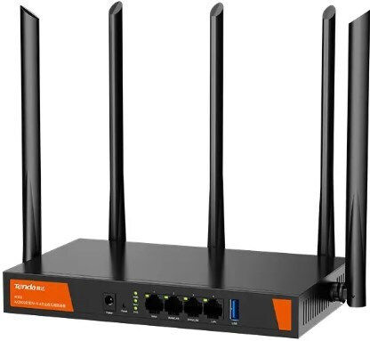 Tenda W30E Ασύρματο Router Wi‑Fi 6 με 4 Θύρες Gigabit