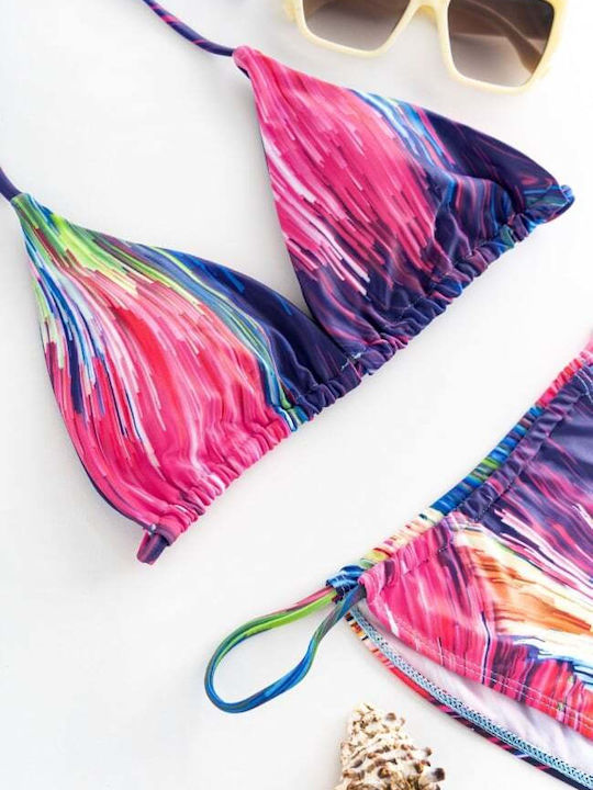 Set Bikini Set De Bikini Triunghi Cu Burete Detașabil
