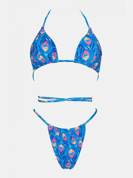 Bikini-Set 3-teilig Blau