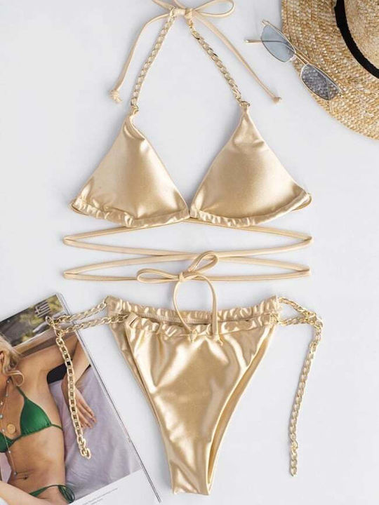 Set Bikini Triangle & Brazil Beige