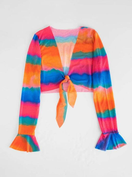 Set Bikini 3 Bucăți Brazilia Talie înaltă Portocaliu