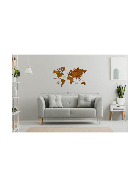 Canvastic Handmade Wall Decor Made of Wood 115x65cm