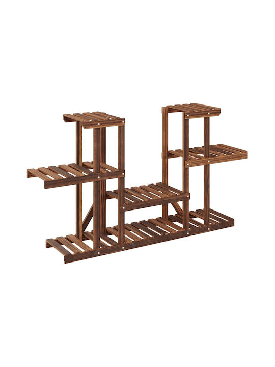 vidaXL Brown Wooden Wall Decor 110x73cm