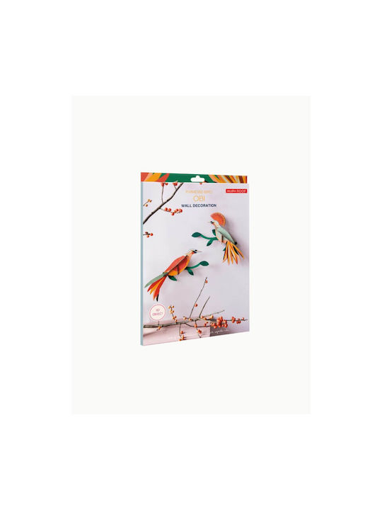 Studio Roof Multicolour Wall Decor Made of Paper 22x6x22cm