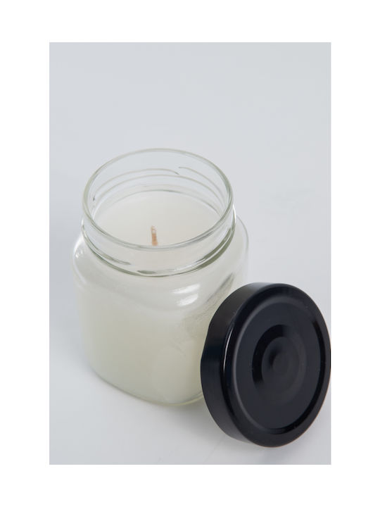 Scented Candle Jar White 250gr 1pcs