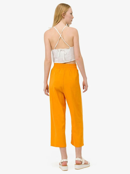 Tiffosi Women's Fabric Trousers Yellow