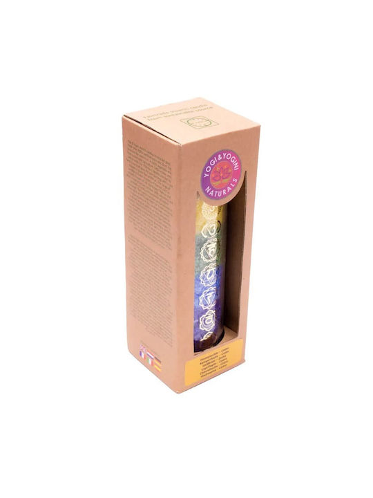 Yogi & Yogini Aromatisches Soja Kerze im Mehrfarbigen Gefäß 800g