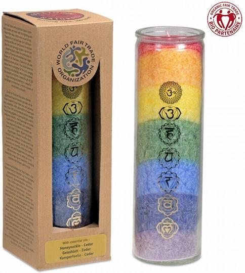 Yogi & Yogini Αρωματικό Σόγιας σε Βάζο Πολύχρωμο Yogi & Yogini Αρωματικό Σόγιας σε Βάζο Πολύχρωμο