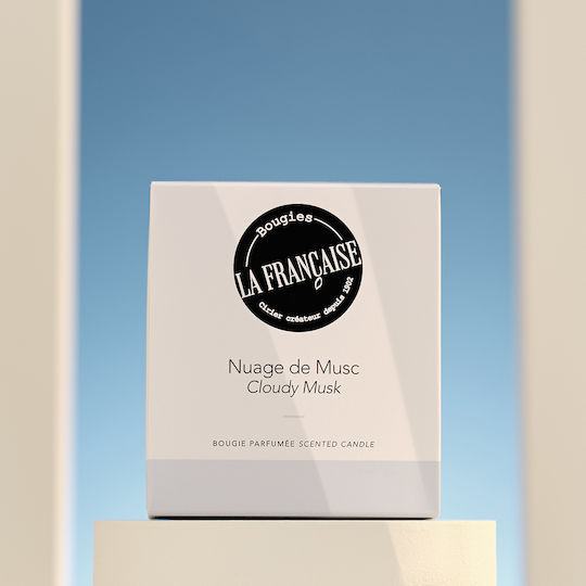Bougies La Francaise Aromatisches Kerze in Gefäß mit Parfüm Nuage de Musc 200gr