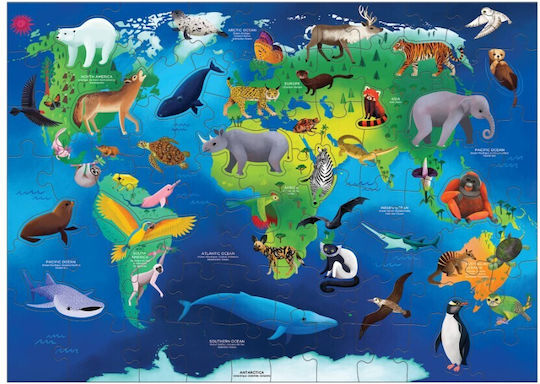 Παιδικό Puzzle Eίδη υπό Eξαφάνιση 80pcs Mudpuppy