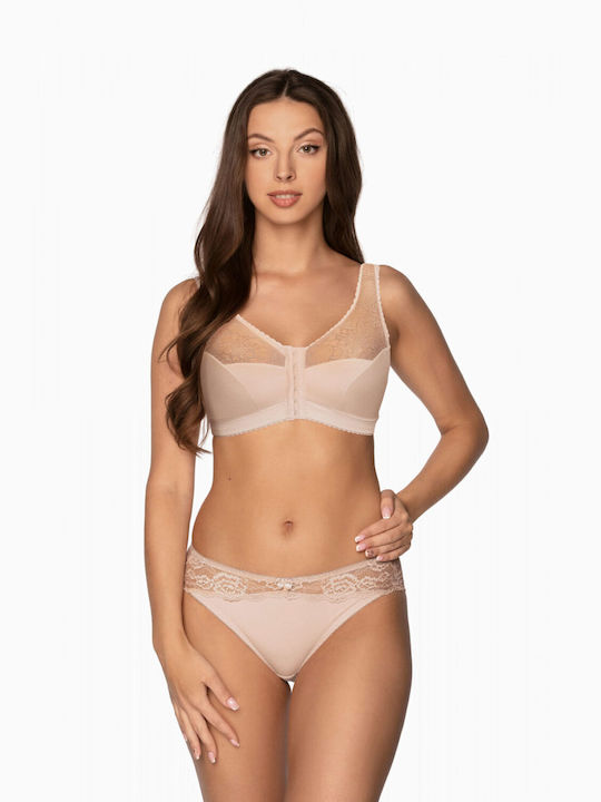 Gaia Rachela 1163 Minimizer Minimizer Bra Beige