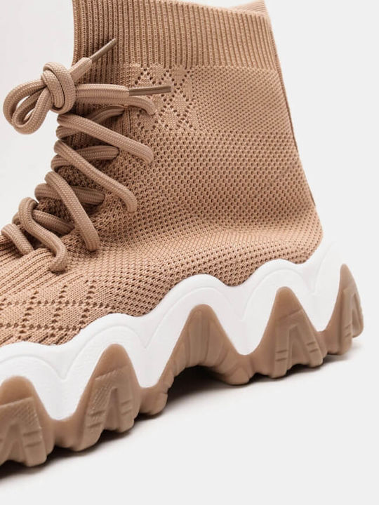 Γυναικεία Sneakers Μπεζ