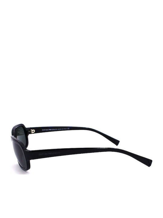 Emporio Armani Unisex Γυαλιά Ηλίου με Μαύρο Κοκκάλινο Σκελετό και Μαύρο Φακό EA623S 020