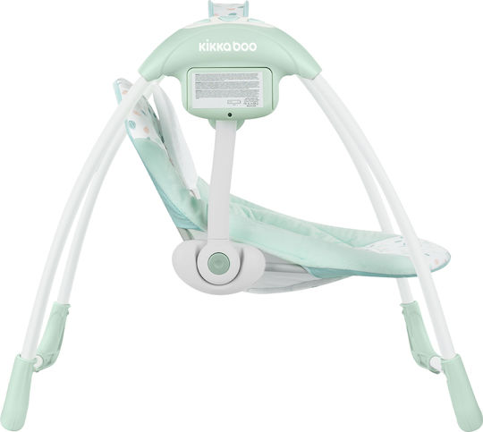 Kikka Boo Elektrisch Baby Relax Schaukel Chillo mit Musik Jungle King Mint für Kind bis 11kg
