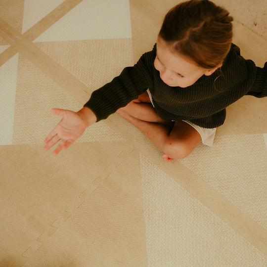 Toddlekind Παιδικό Παζλ Δαπέδου Kyte Wheat 6τμχ