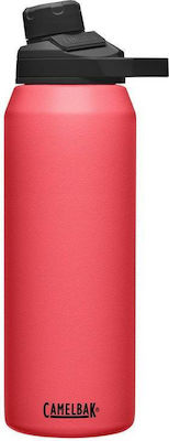 Camelbak Chute Mag Bottle Thermos Stainless Steel BPA Free Wild Strawberry 1lt with Mouthpiece