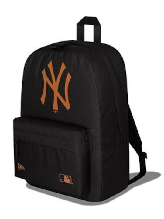 New Era New York Yankees School Bag Backpack Junior High-High School Black with Water Bottle Holder 17Liters