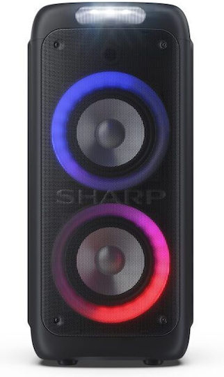Sharp Ηχείο Karaoke με Ενσύρματo Μικρόφωνο και Εφέ Φωτισμού PS-949 Party Speaker PS949 Μαύρο