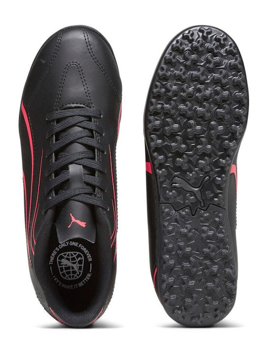 JR TT TT Kinder Fußballschuhe und Stollenschuhe mit Rasen Schwarz