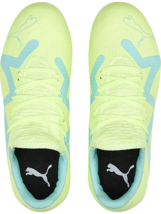 Future Play FG/AG Kids Soccer Cleats Molded Yellow