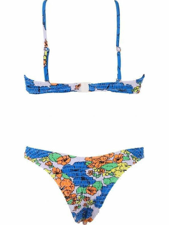 Gigi Set Bikini Μπουστάκι & Brazil Μπλε