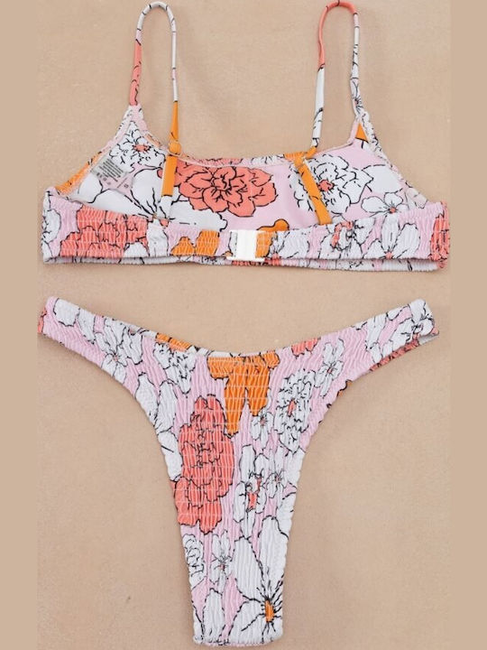 Gigi Set Bikini Μπουστάκι & Brazil Ροζ