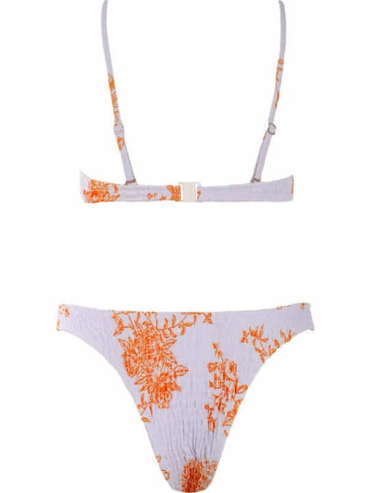 Gigi Set Bikini Brazil Λευκό