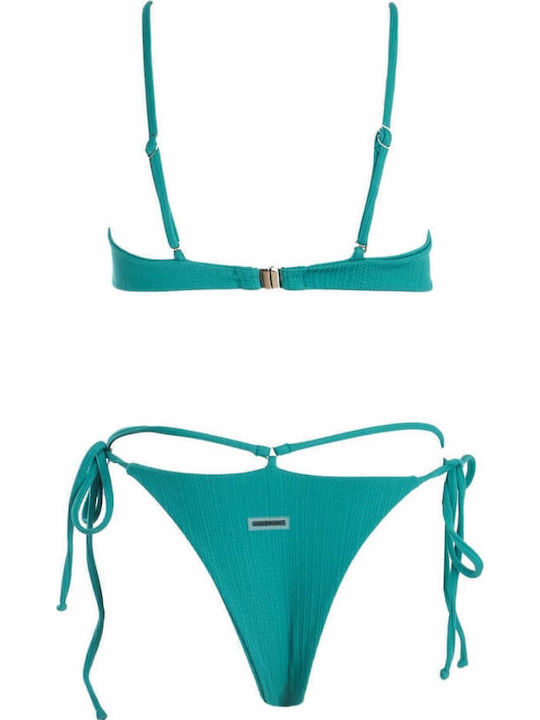 Gigi Bikini Set Brazil Turquoise