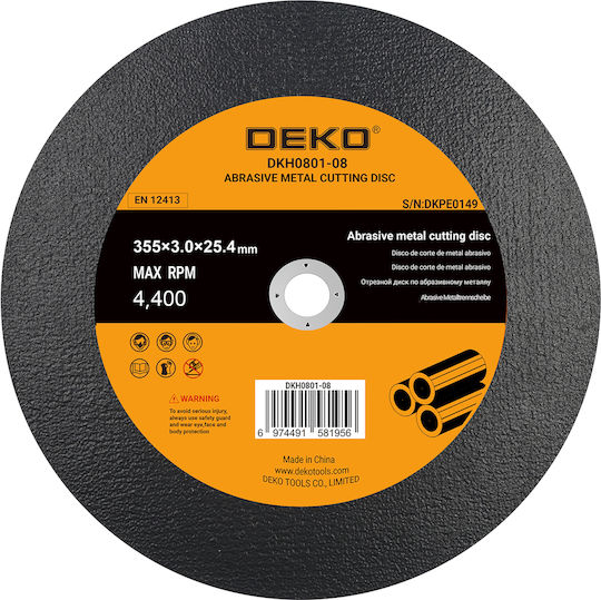 Deko Δίσκος Κοπής Μετάλλου 355mm
