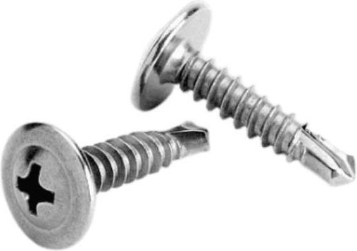 Fisco Self-Piercing Phillips Screw Galvanized with Diameter M3.5 and Length 10mm