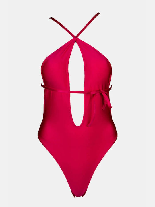 Luigi One-Piece Swimsuit with Padding Fuchsia