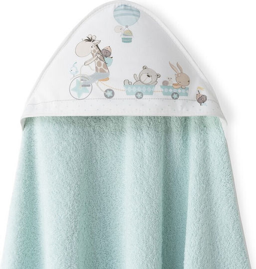 Interbaby Детски Комплект За Баня Худи 100x100см