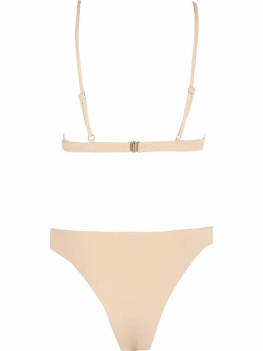 Gigi Set Bikini Τριγωνάκι & Brazil Μπεζ
