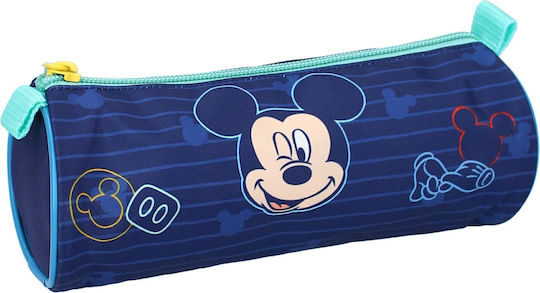 Disney Mouse Ученически Несесер Цилиндър Син