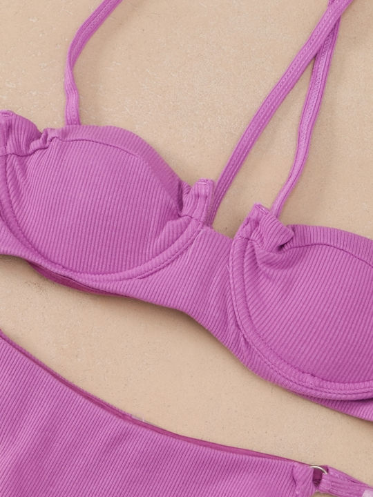 Set Bikini Brazil Λιλά