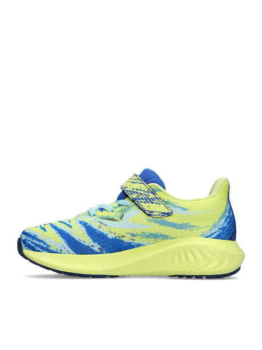 Pre-Noosa Kids Sports Shoes Running with Hoop & Loop Closure Yellow